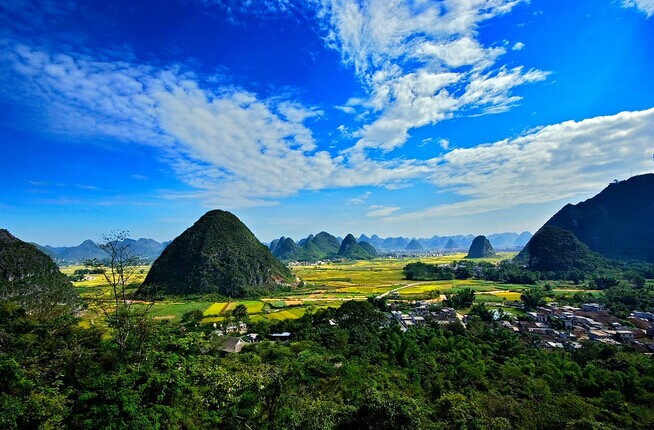桂林漓江陽(yáng)朔、德天瀑布通靈、巴馬長(zhǎng)壽村雙臥